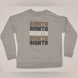 New Orleans Saints Sweatshirt Adult Medium M NFL Pullover Next Level Apparel